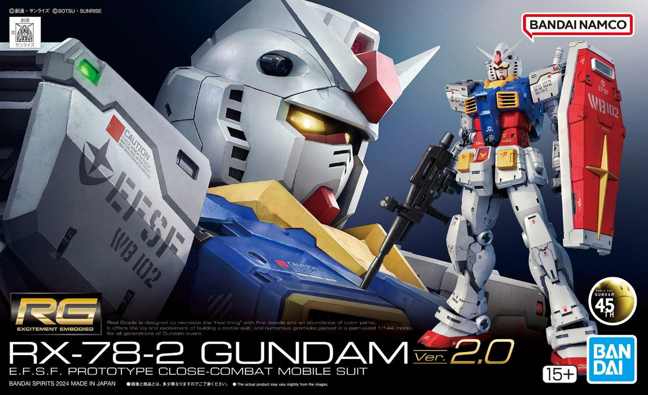 Bandai 1/144 RG RX-78-2 Gundam Ver.2.0 – R4LUS