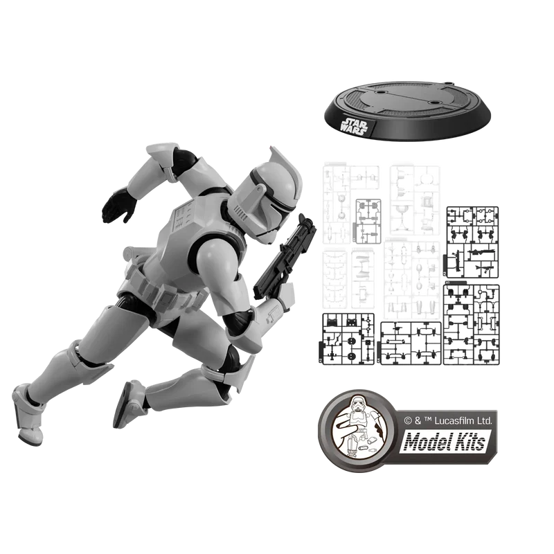 STAR WARS: ATTACK OF THE CLONES CHAMPION CLASS 07 CLONE TROOPER MODEL KITS | BLOKEES