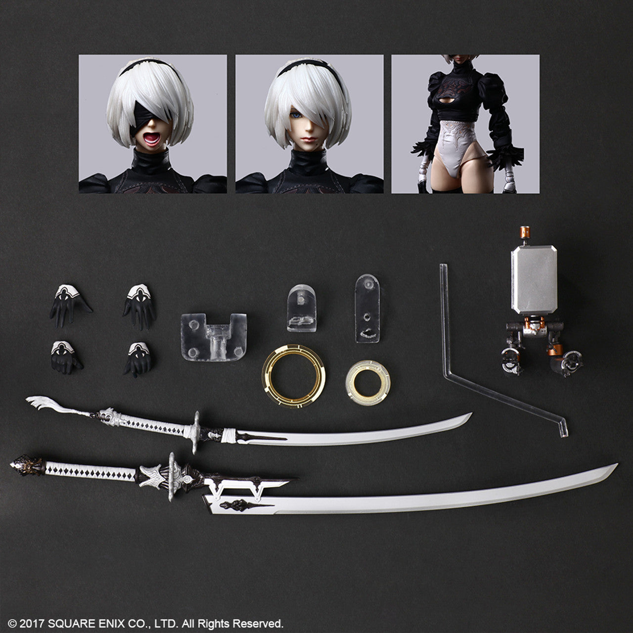 NIER:AUTOMATA PLAY ARTS KAI ACTION FIGURE 2B (YORHA NO. 2 TYPE B) DELUXE VER
