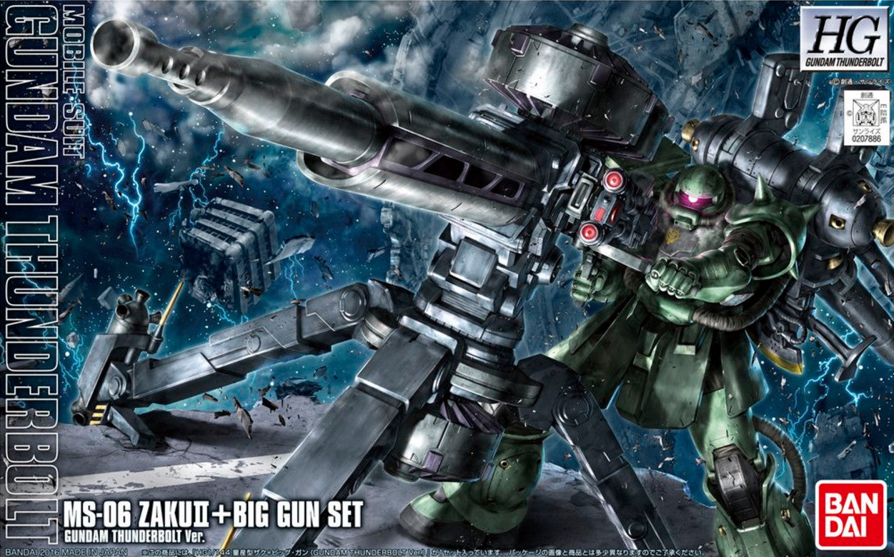 HG 1/144 Zaku II + Big Gun (Gundam Thunderbolt Ver.) – R4LUS