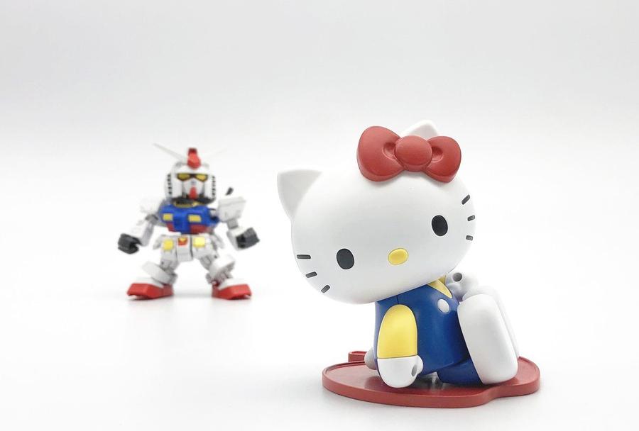 SD EX-Standard Hello Kitty / RX-78-2 Gundam Set