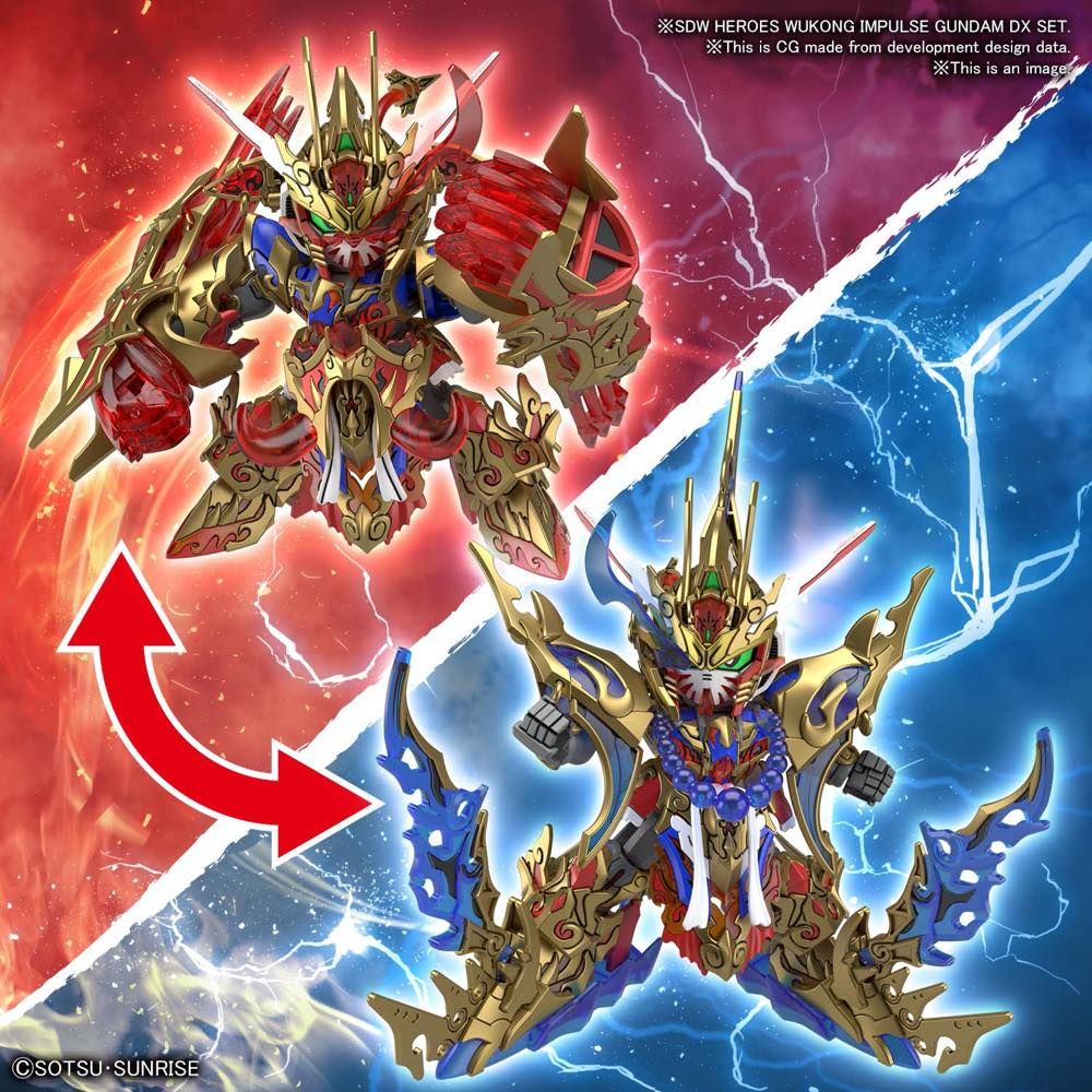SDW Heroes Wukong Impulse Gundam DX Set