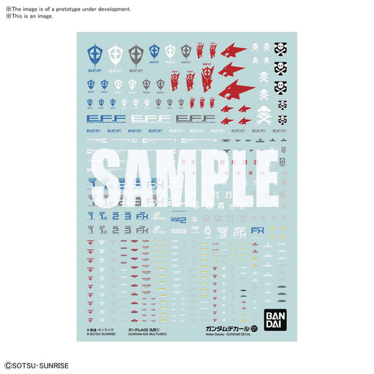 Gundam Decal #121 - Gundam AGE Multiuse 1