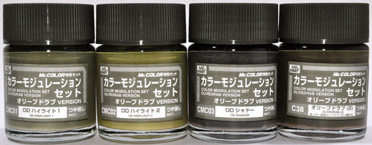Mr. Color - Modulation Set Olivedrab Ver.