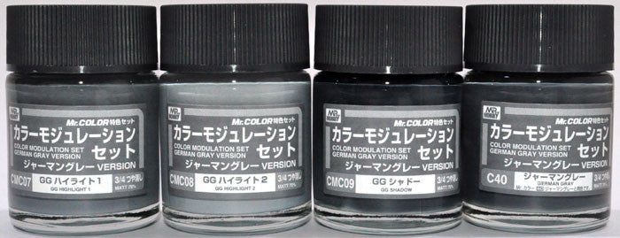 Mr. Color - Color Modulation Set German Gray