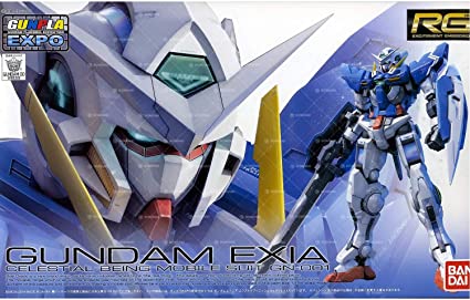 P-Bandai RG 1/144 Gundam Exia Gunpla Expo Edition