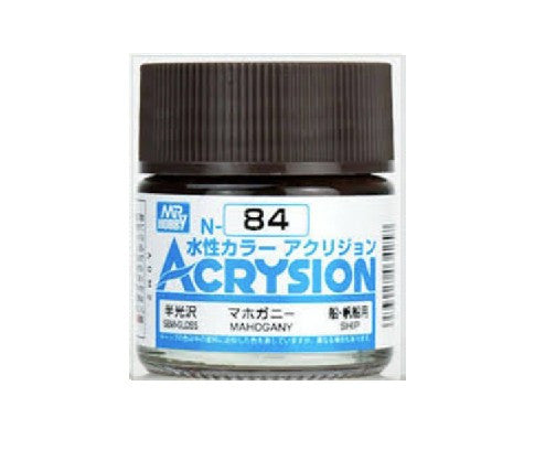 Mr. Hobby Acrysion N84 - Mahogany (Ship) Bottle Paint
