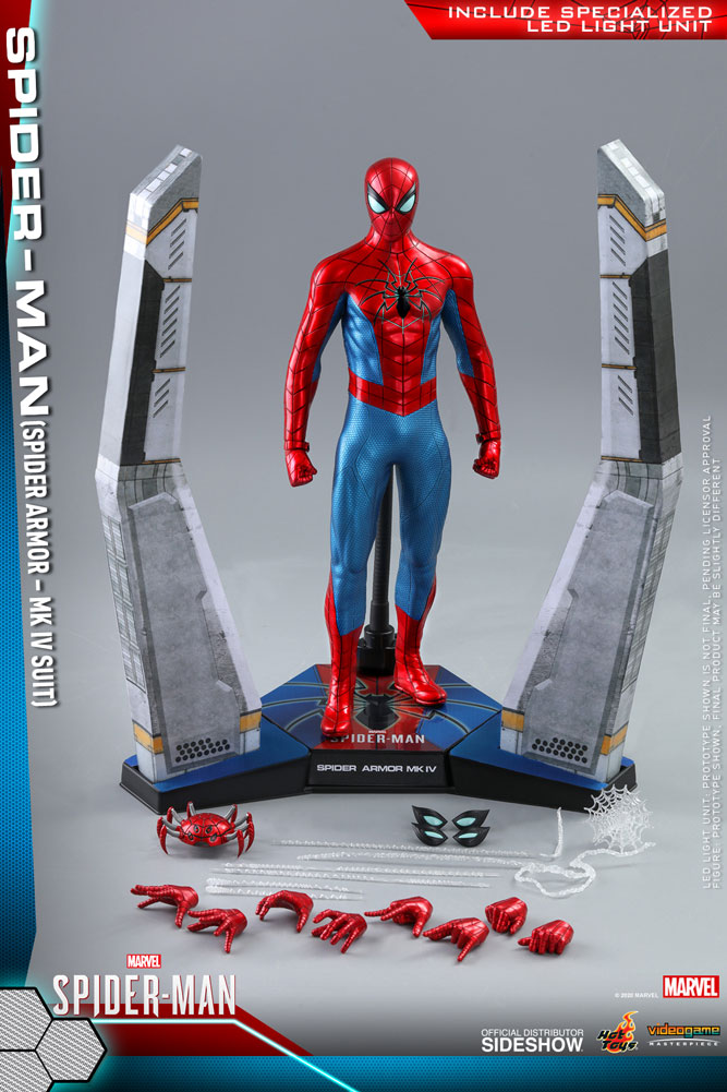 Spider-man (Spider Armor Mk. IV) - Marvel's Spider-man Game - Sixth Scale Figure by Hot Toys