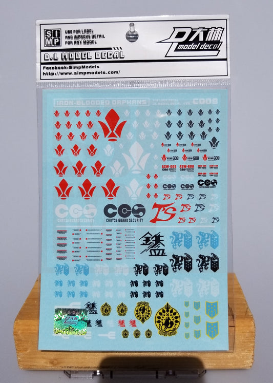 HiRes Water Slide Decal #A08 Iron Blooded Orphans-1