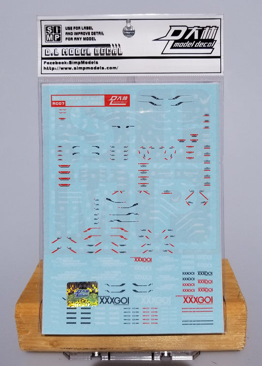 HiRes Water Slide Decal #C06 RG 1/144 Wing Gundam
