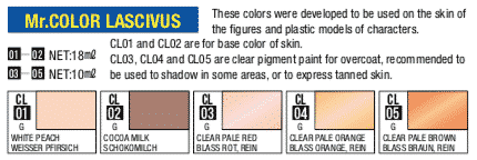 Mr. Color - CL01 LASCIVUS Gloss White Peach