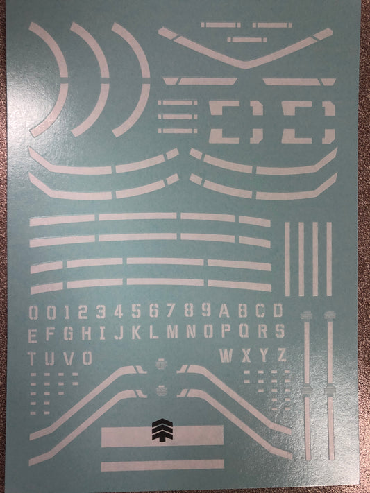 HiRes Water Slide Decal #D12 1/48 Mega Zaku II (Green)