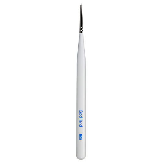 GodHand - Brushwork Softest Hobby Ultra Short Point Paint Brush with Cap