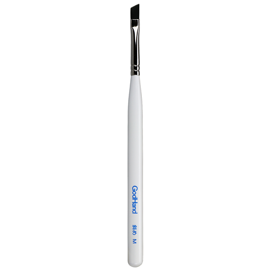 GodHand - Brushwork Softest Hobby Angular Paint Brush Medium with Cap
