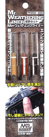 Mr. Weathering Liner (PP202) Mud Set