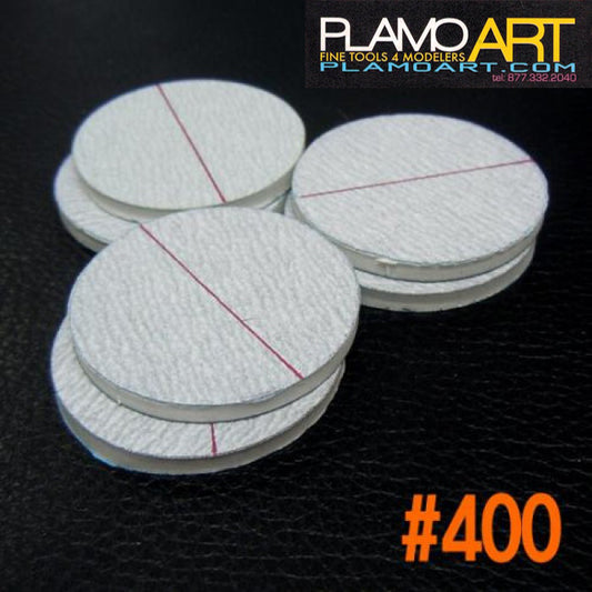 Mini Sand Stick Circle #400 (6 pcs) PLAMO ART