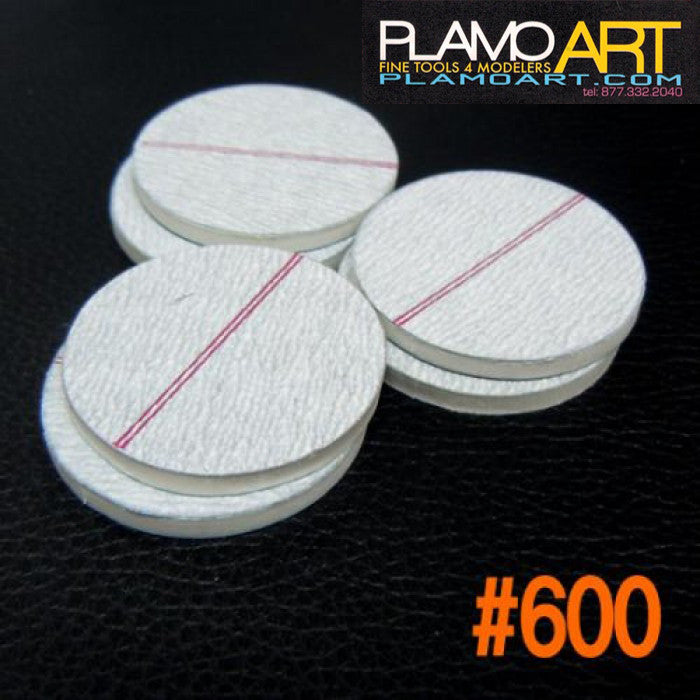 Mini Sand Stick Circle #600 (6 pcs) PLAMO ART