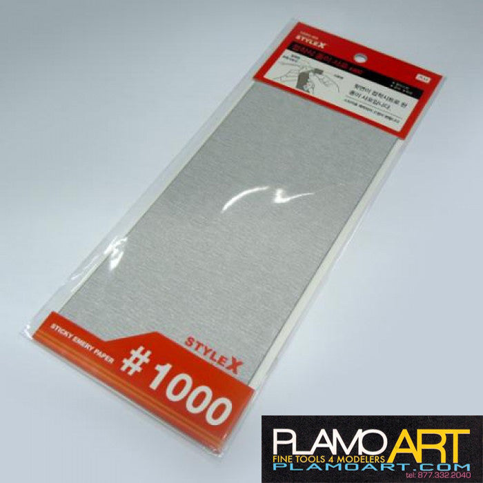 Sand Paper Adhesive #1200 (3pcs) PLAMO ART