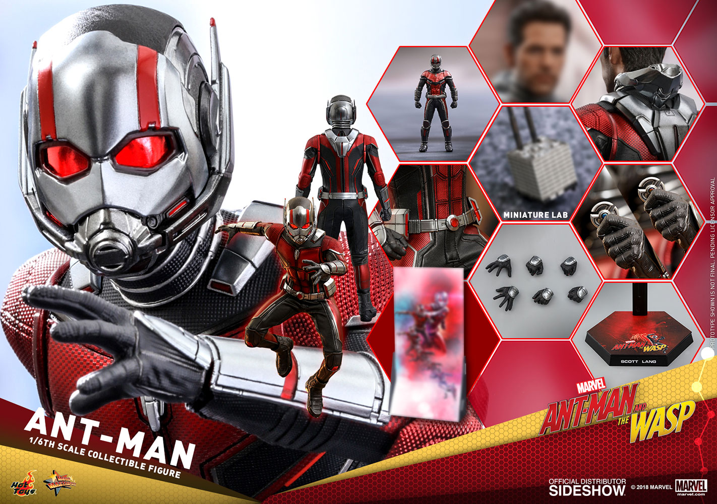 Ant-Man - Marvel's Ant-Man & The Wasp - Sixth Scale Figure by Hot Toys