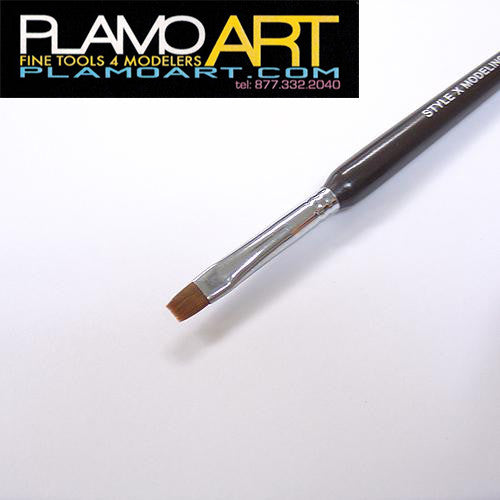 Premium Brush Black Contour Handle #4 PLAMO ART