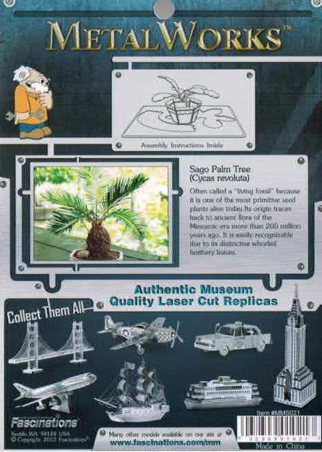 Sago Palm Tree 3D Laser Cut Model