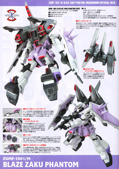 NG 1/100 Blaze Zaku Phantom