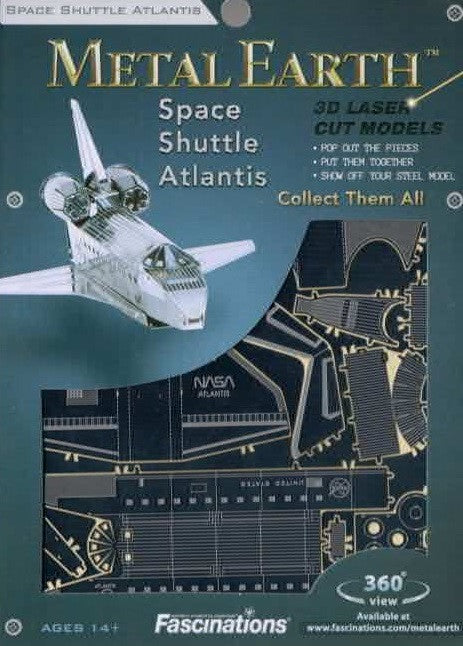 Metal Earth - Space Shuttle Atlantis 3D Laser Cut Model