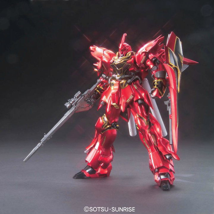 HG 1/144 MSN-06S Sinanju Titanium Finish