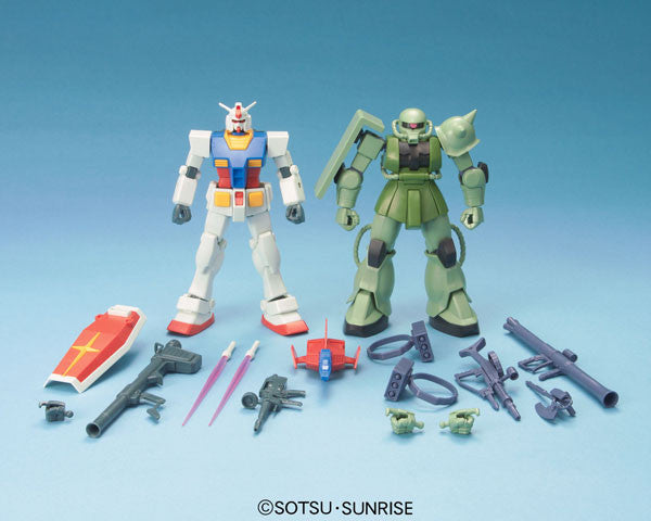 HGUC 1/144 Gunpla Starter Set Gundam VS Zaku