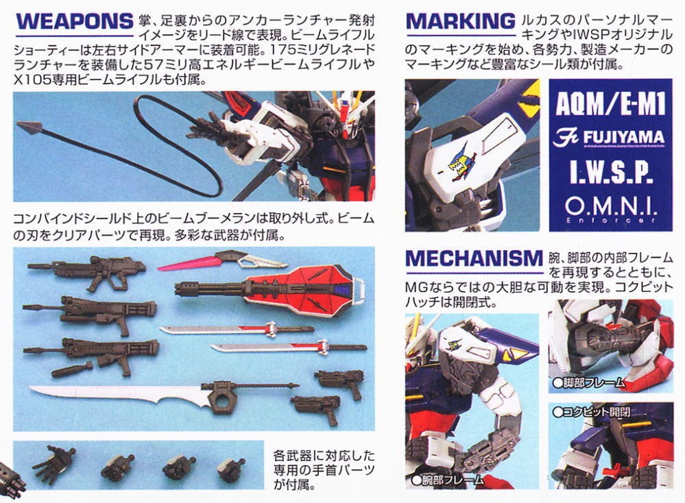 MG 1/100 Lukas's Strike E + I.W.S.P