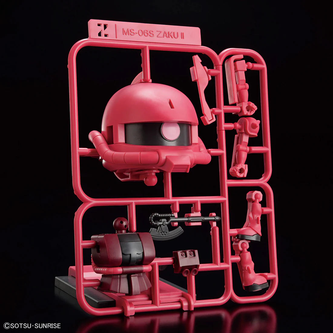 Gunpla-kun Model Series Char's Zaku-kun (Runner Ver. with Reproduction Parts) 1/1 Scale Model Kit