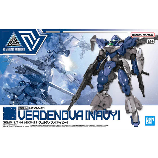 30 Minutes Missions bEXM-21 Verdenova (Navy) 1/144 Scale Model Kit