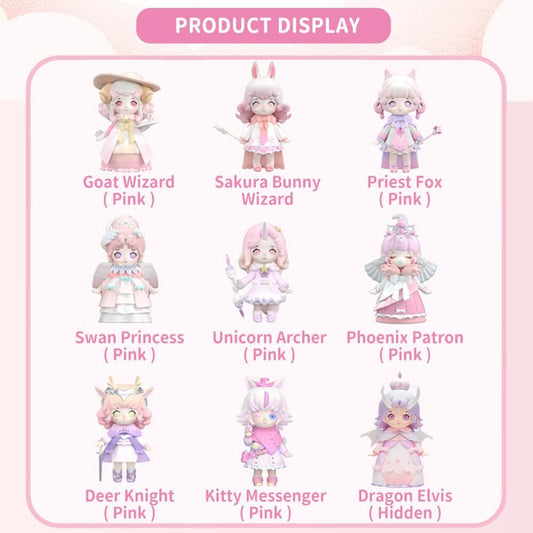 LIRORO  Pink Castle Blind Box 1PC