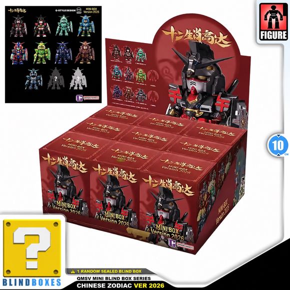 Chinese Zodiac Gundam Mini Blind Box 2026 Ver.