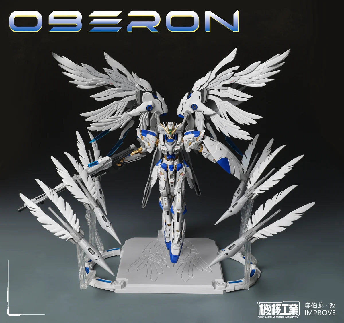Oberon 1/100 Scale Model Kit ANGEL WHITE FEATHER GUNDAM (Improve)