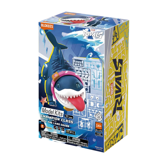 Marvel Rivals Champion Class 12 Jeff The Land Shark Model Kits | Blokees