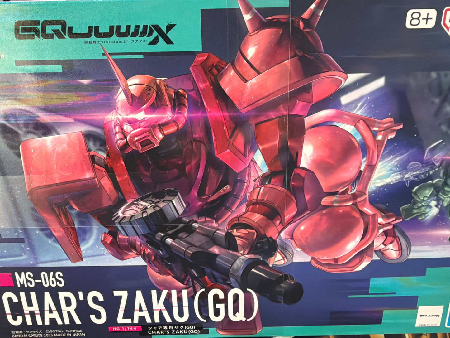 HGGQ 1/144 #10 HG Char’s Zaku (GQ)
