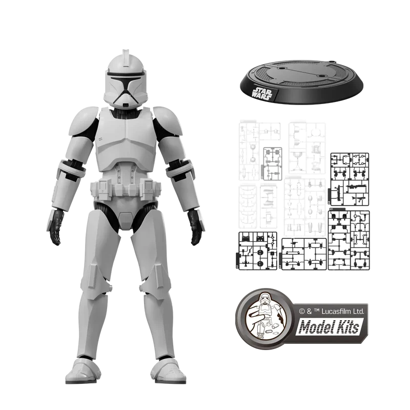 STAR WARS: ATTACK OF THE CLONES CHAMPION CLASS 07 CLONE TROOPER MODEL KITS | BLOKEES