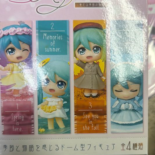 Re-ment Hatsune Miku Series Scenery Dome - A Story of Seasons