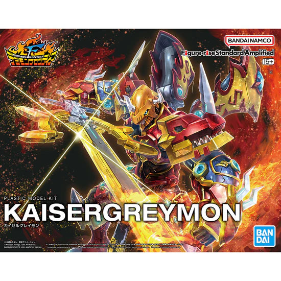 Digimon Frontier Figure-rise Standard Amplified Kaiser Greymon Model Kit