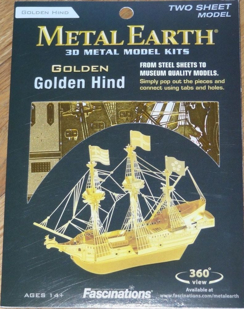 Golden Hind ship GOLD