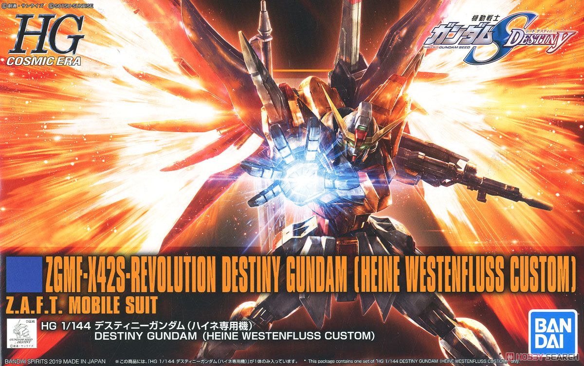 HG 1/144 Destiny Gundam (Heine Westenfluss Custom)