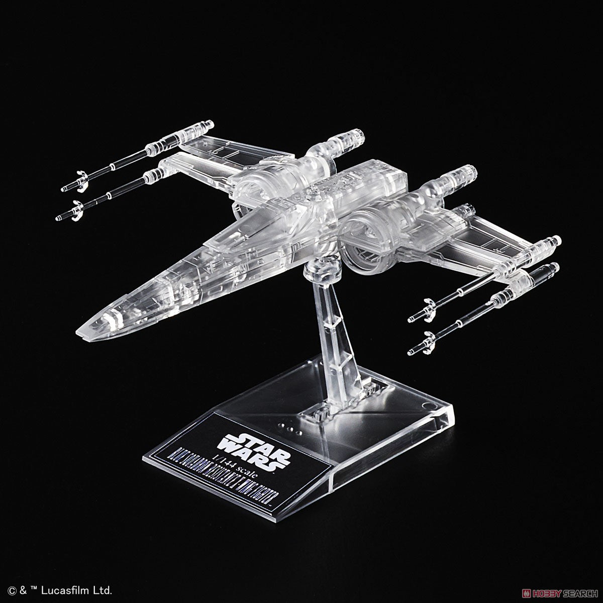 1/144 & 1/350 &1/540 Star Wars: The Last Jedi Clear Vehicle Set