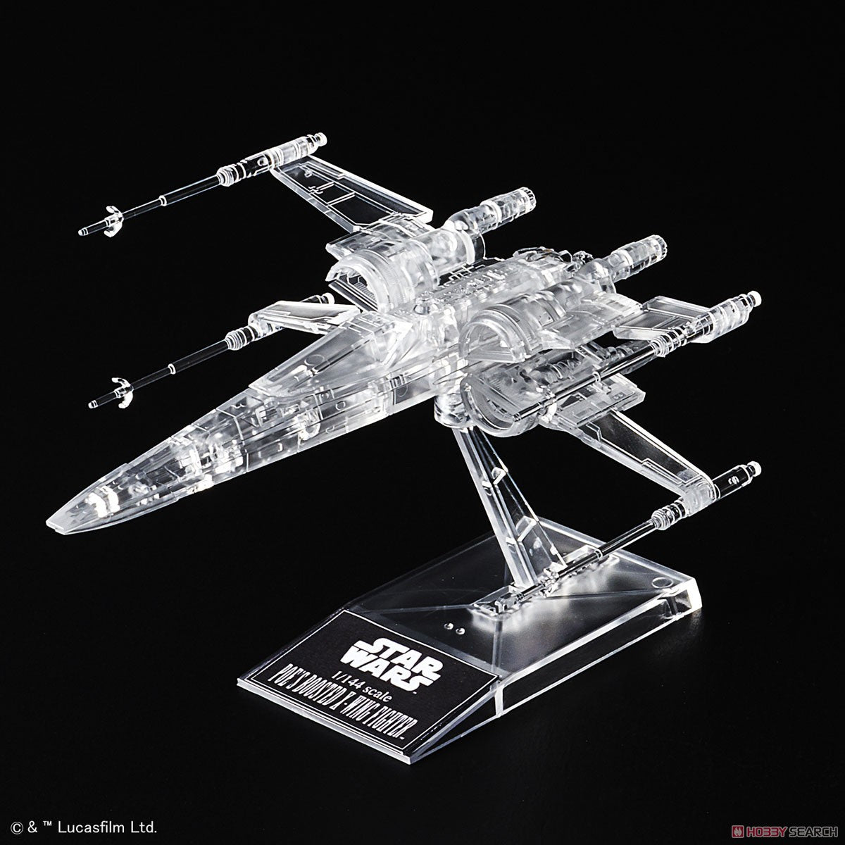 1/144 & 1/350 &1/540 Star Wars: The Last Jedi Clear Vehicle Set