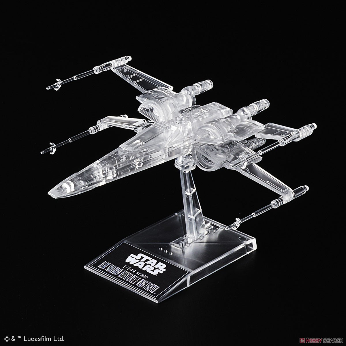 1/144 & 1/350 &1/540 Star Wars: The Last Jedi Clear Vehicle Set
