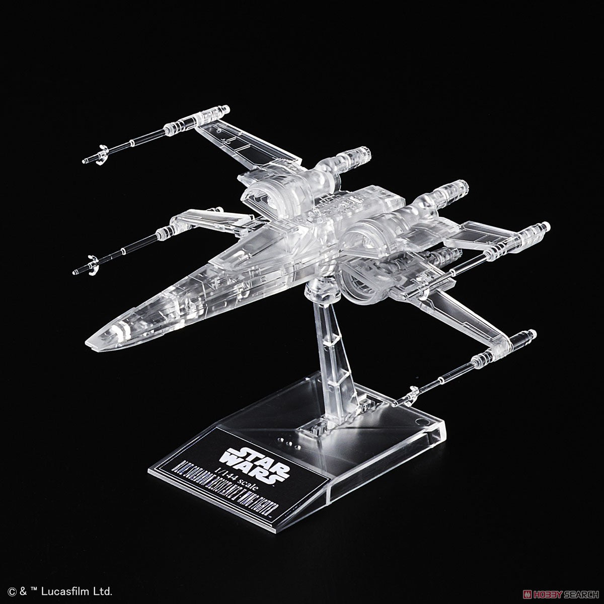 1/144 & 1/350 &1/540 Star Wars: The Last Jedi Clear Vehicle Set