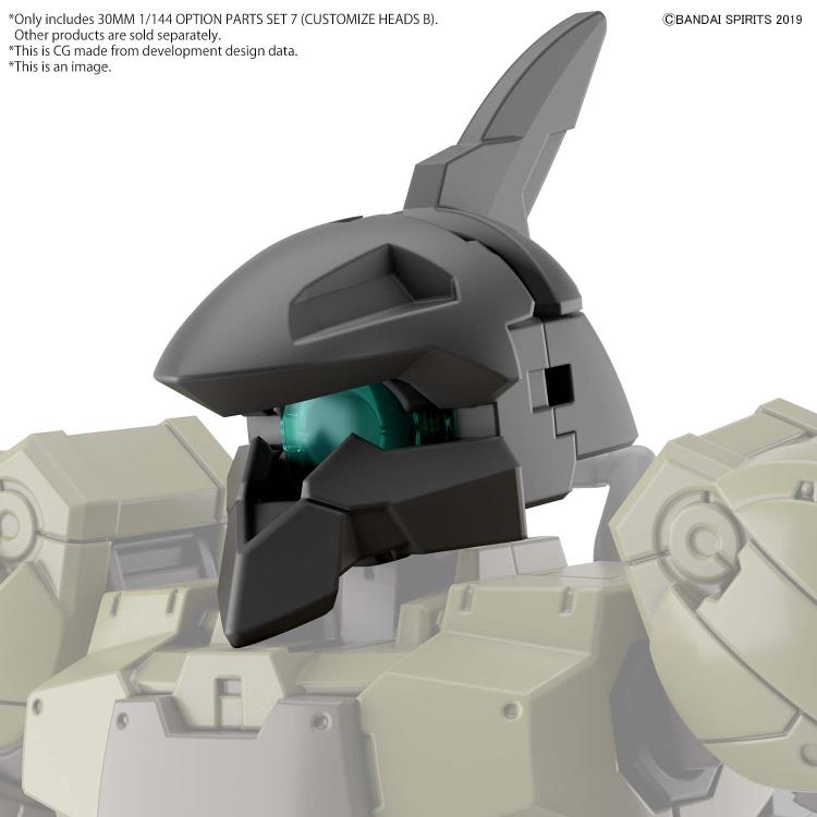30MM Option Parts Set 7 Customize Heads B