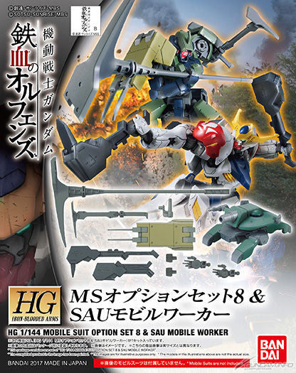 Orphans HG 1/144 MS Option Set 8 & Sau Mobile Worker