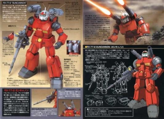 HGUC 1/144 #001 RX-77-2 GunCannon