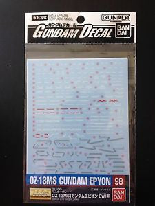 Gundam Decal #98 - Gundam Eypon MG 1/100